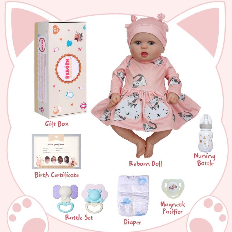 BABESIDE Reborn Baby Dolls - Bailyn, 20 inch Real Life Baby Girl Dolls with Soft Body Flexible Limbs, Realistic Newborn Baby Dolls That Look Real for Girls Boys Kids Age 3+