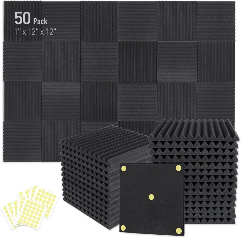 50 Packs Acoustic Foam Panels 1