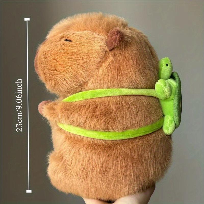 1Pcs 23cm 9.06inch Capybara Plush Doll Stuffed Animal, Super Soft Pillow, Ugly Cute Figure, Unique Creative Gift, Home Decor, Room Accessory