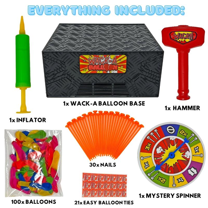 Wack A Balloon Game - Balloon Popping Board Game for Family Game Nights, Whack A Balloon Strategy Game For Holidays and Gifts