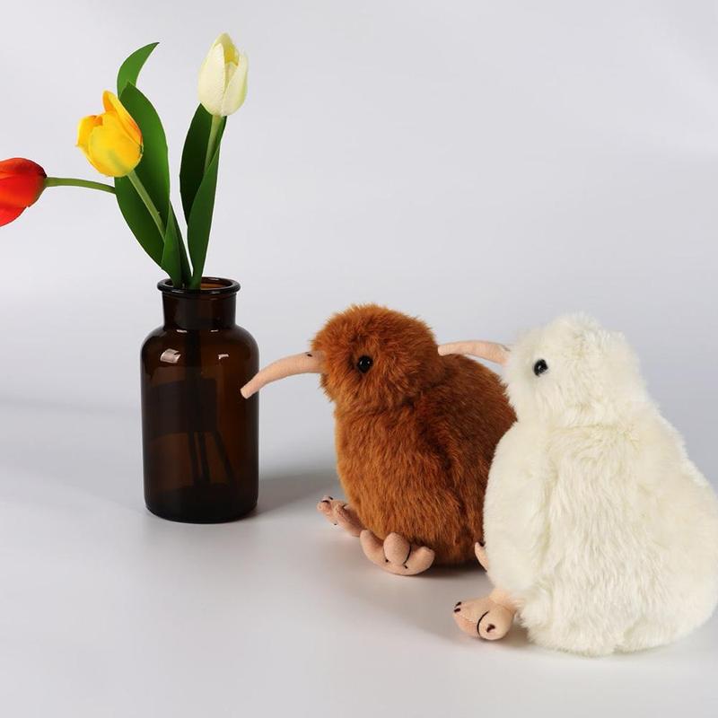 18cm 7.1in Bird Plush Toys, 1 Count Simulated Bird Toys Stuffed Animal Soft Toys Lifelike Furry Bird Cute Plush Bird Doll Gift For Christmas Birthday