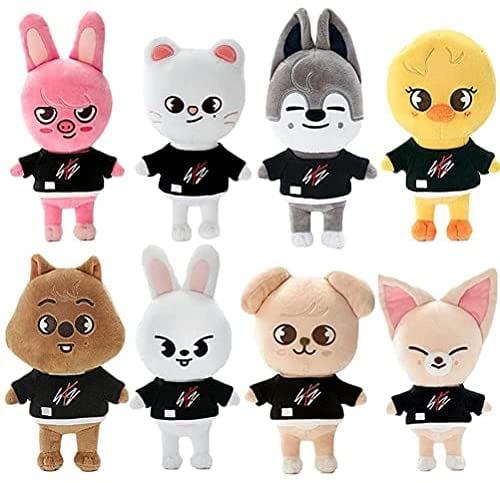 21cm Stray Kids skzoo beige dog - Homeless Children Plush Doll Plush Toy,8.2