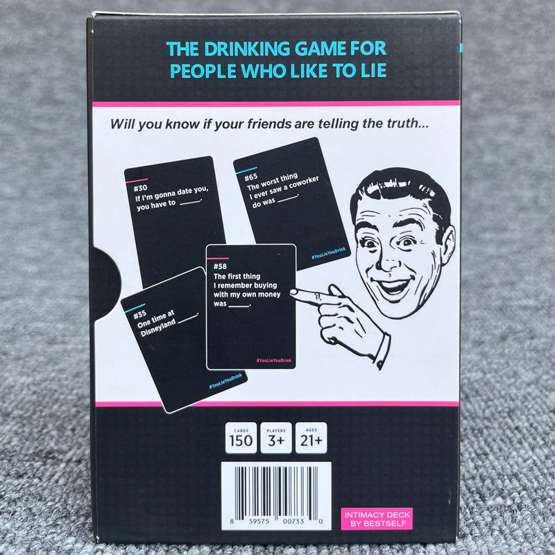 You Laugh Drunk Game, Drinking Card game for Parties, Fun Table Games, Family Game Christmas Party Game Night Fun Adult Card Games