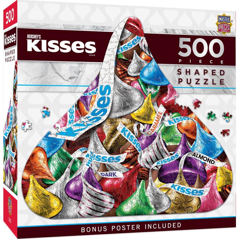 MasterPieces - Hershey's Kisses - 500 Piece Shaped Jigsaw Puzzle