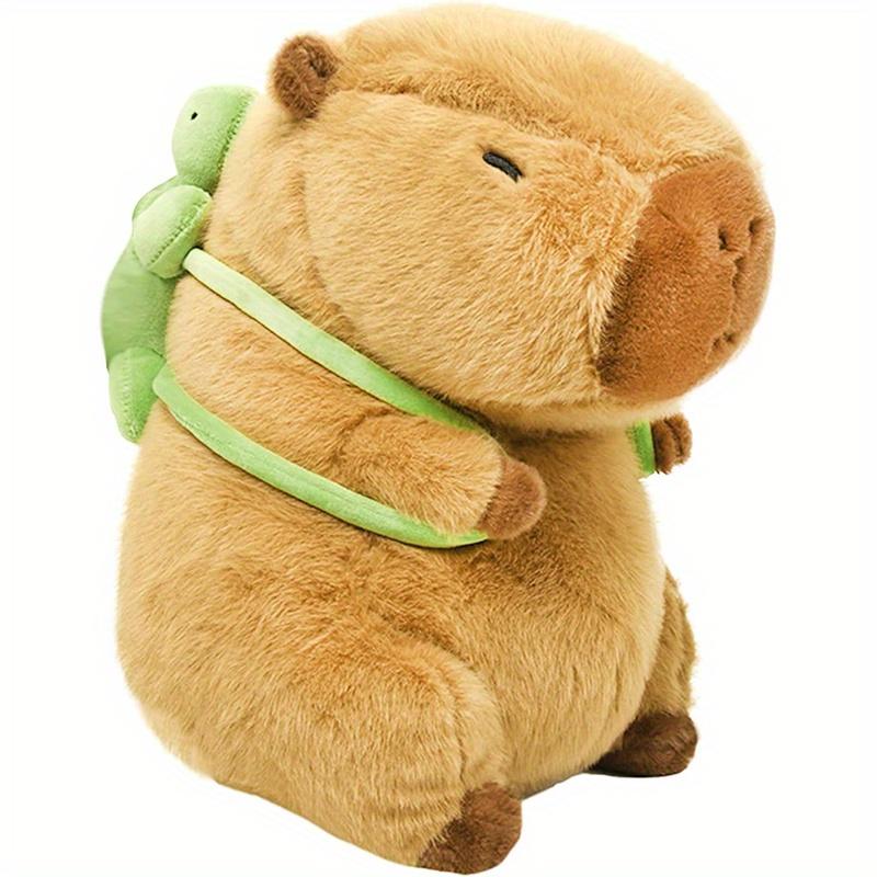 1Pcs 23cm 9.06inch Capybara Plush Doll Stuffed Animal, Super Soft Pillow, Ugly Cute Figure, Unique Creative Gift, Home Decor, Room Accessory