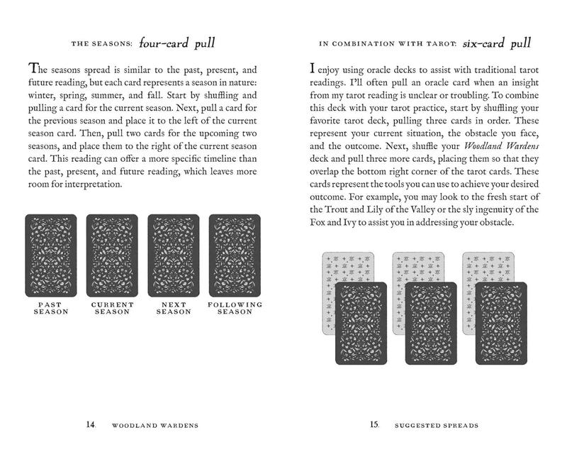 Woodland Wardens Oracle Deck & Guidebook Cards - A 52-Card Deck for Tarot and Oracle Card Games