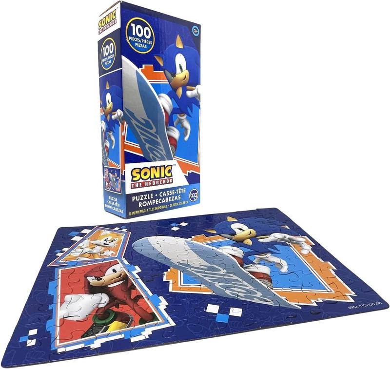 Sonic-The-Hedgehog 48-Piece & 100 Piece Puzzles