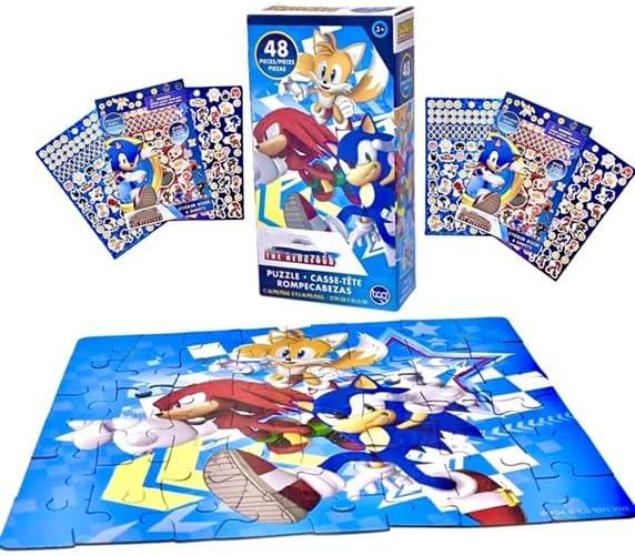 Sonic-The-Hedgehog 48-Piece & 100 Piece Puzzles