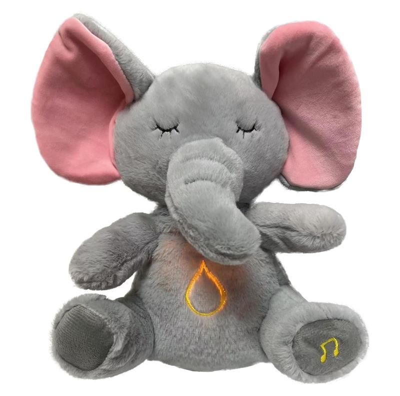 Breathing Animal St-it-ch Plush Pendant Soothing plush toy pendant with realistic breathing, lights and music to relieve anxiety and is an ideal sleep companion