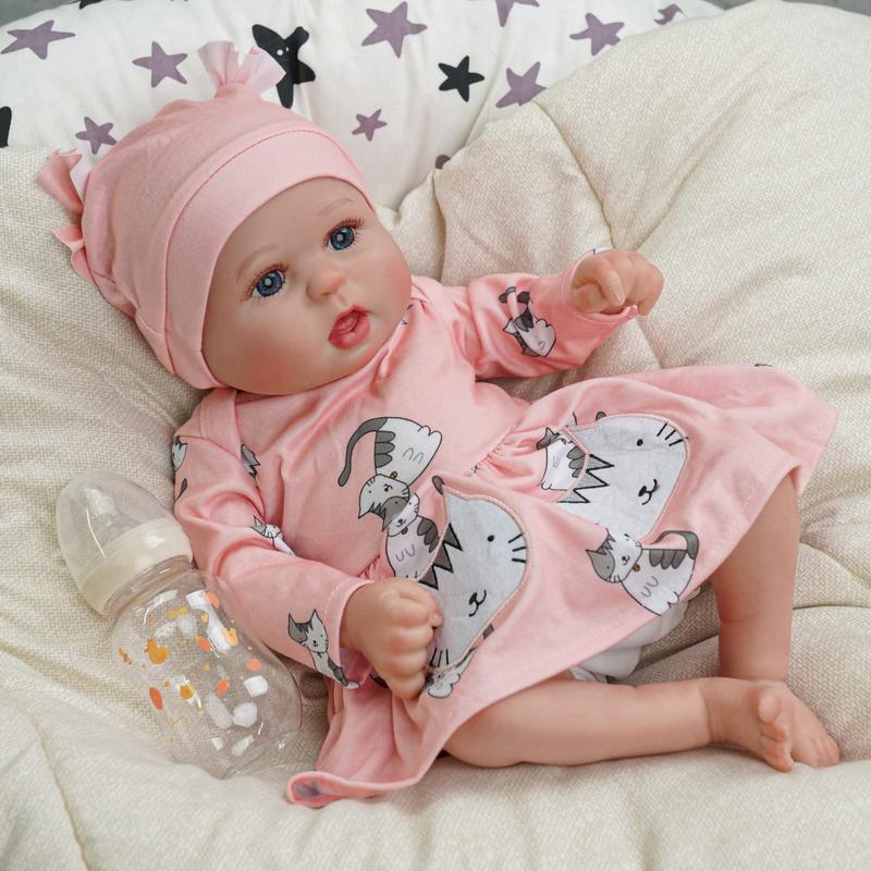 BABESIDE Reborn Baby Dolls - Bailyn, 20 inch Real Life Baby Girl Dolls with Soft Body Flexible Limbs, Realistic Newborn Baby Dolls That Look Real for Girls Boys Kids Age 3+