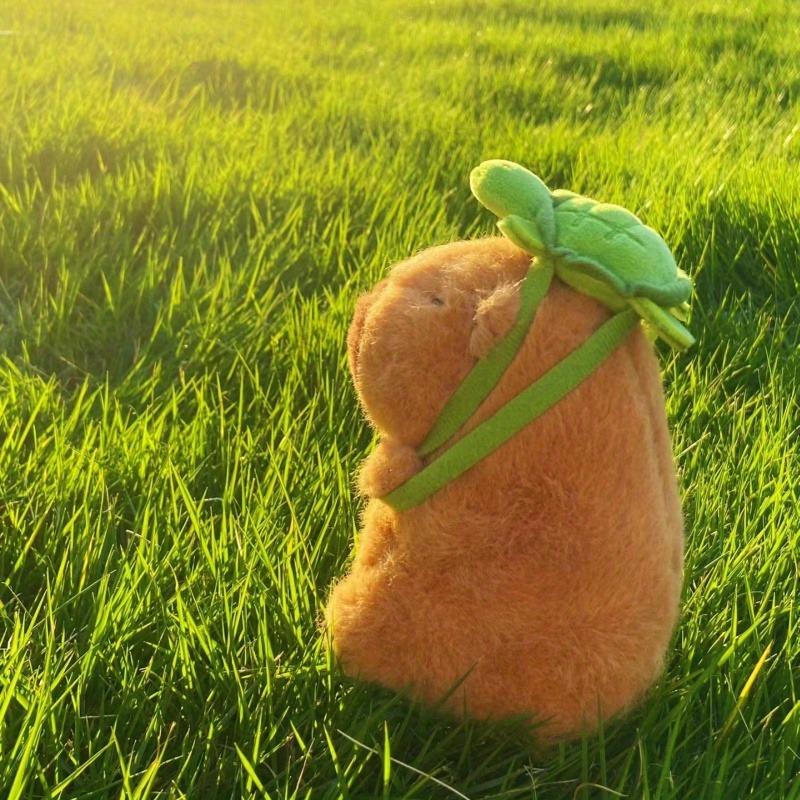 1Pcs 23cm 9.06inch Capybara Plush Doll Stuffed Animal, Super Soft Pillow, Ugly Cute Figure, Unique Creative Gift, Home Decor, Room Accessory