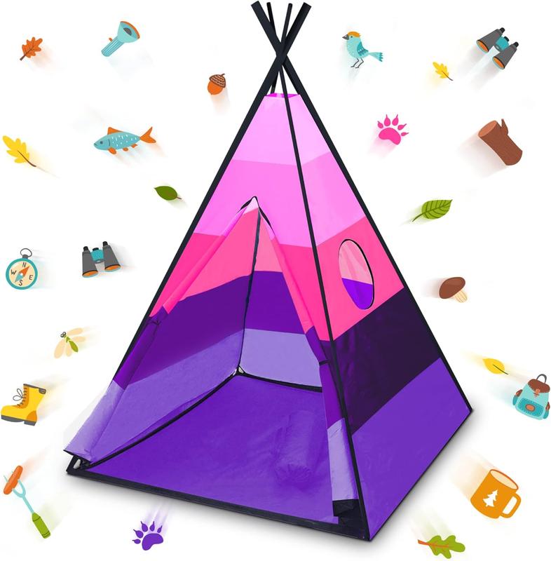 Christmas Tent for Kids - Pop Up Kids Playhouse for Boys, Girls, Toddler Tent, Portable Kids Play Tent Storage Bag