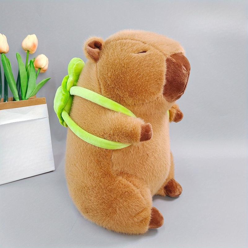 1Pcs 23cm 9.06inch Capybara Plush Doll Stuffed Animal, Super Soft Pillow, Ugly Cute Figure, Unique Creative Gift, Home Decor, Room Accessory