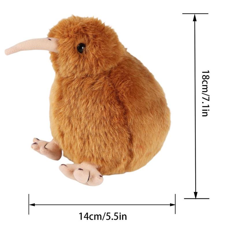 18cm 7.1in Bird Plush Toys, 1 Count Simulated Bird Toys Stuffed Animal Soft Toys Lifelike Furry Bird Cute Plush Bird Doll Gift For Christmas Birthday