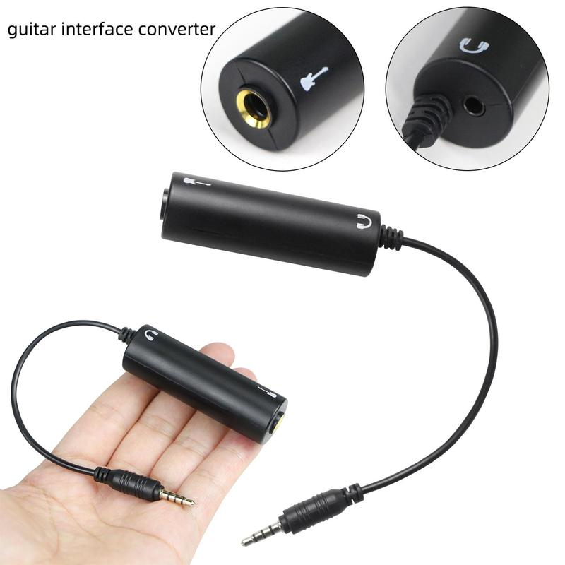 Audio Connection Cable, Guitar Audio Interface, Guitar Accessories for Mobile Phone