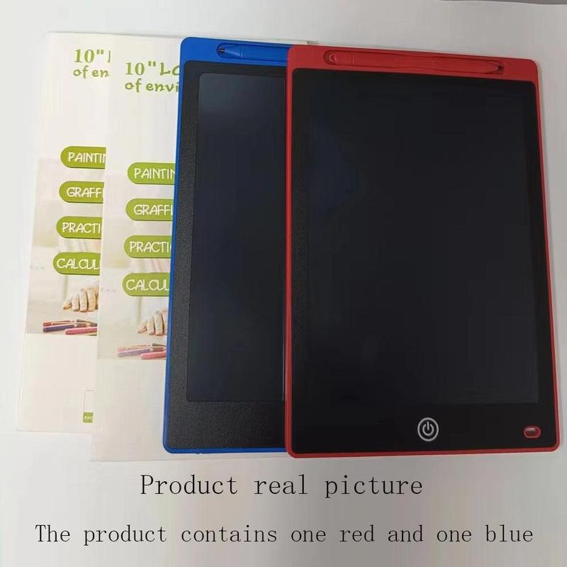 10 Inch LCD Writing Tablet, 2 Counts Writing Tablet with Pen, Writing Tablet for Kids, Students, Teachers, Office Workers