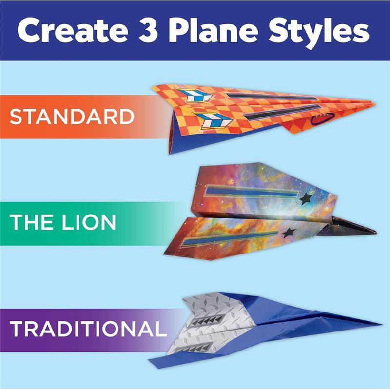 Creativity for Kids Paper Airplane Squadron - 20 Paper Airplanes Craft Kit for Boys and Girls