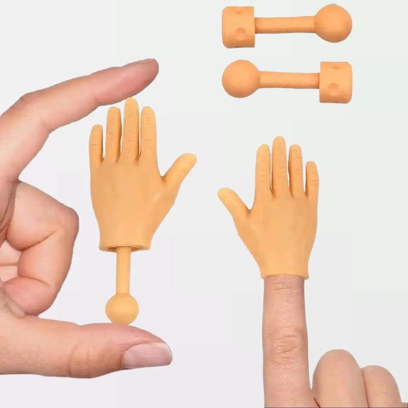 Tiny Hands 2 pack - 1 Left & 1 Right Hand Included with Bonus Holding Sticks