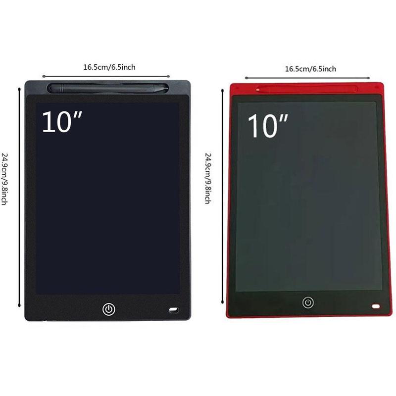 10 Inch LCD Writing Tablet, 2 Counts Writing Tablet with Pen, Writing Tablet for Kids, Students, Teachers, Office Workers