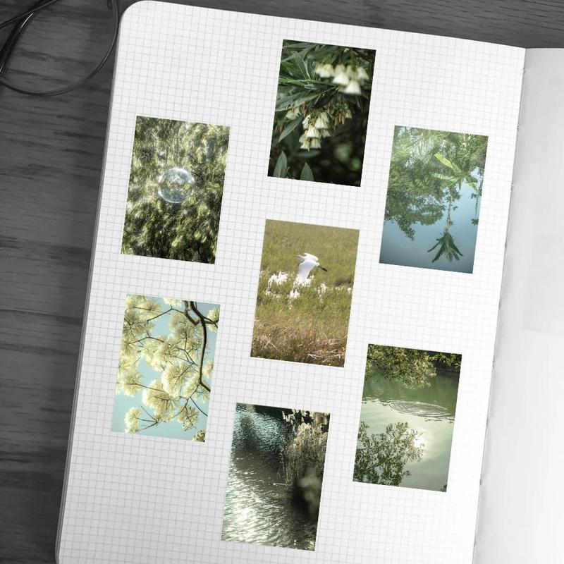 Landscape Pattern Sticker, 54pcs set Creative Decorative Stickers, DIY Decals for Water Bottle, Laptop, Phone Case, Scrapbooking, Journal Making