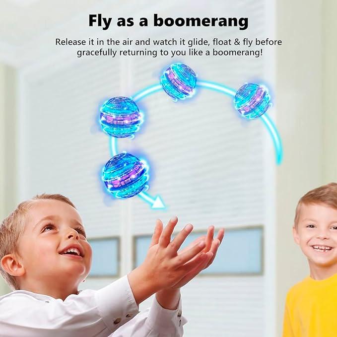 2025 new upgrade AI Flying Orb Ball Toy, Cosmic Globe Boomerang Hover Ball Galactic Fidget Spinner, Cool Toys for 6 7 8 9 10+ Year Old Boys Girls Teens Outdoor Toys