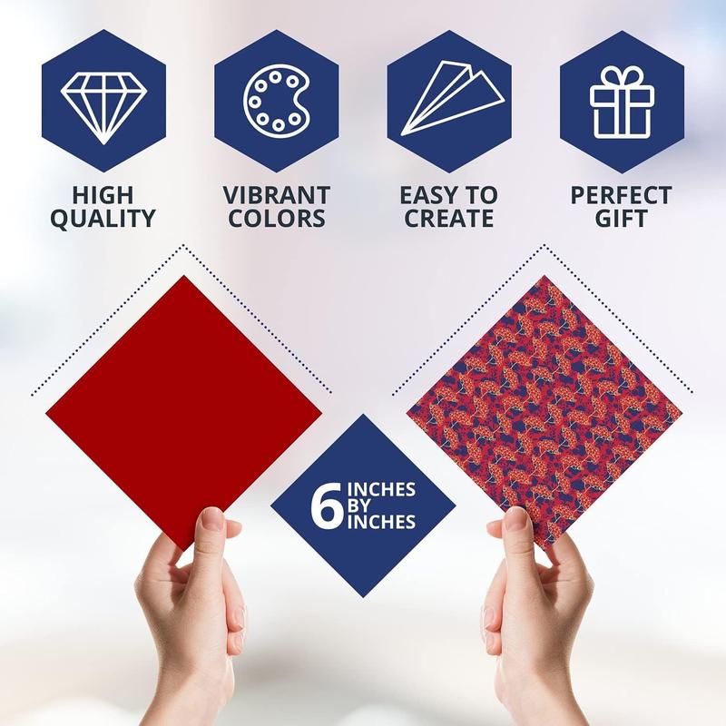 Origami Paper | 350 Origami Paper Kit | Set Includes - 300 Sheets 20 Colors 6x6 | 50 Traditional Japanese Patterns | Origami Book 25 Easy Colored Projects | Kids Crafts | Christmas Gifts for boys 8-12