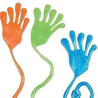 20PCS Sticky Hands, Sticky Finger, Kids' Party Favor Sets.Fun Toys, Party Favors, Wacky Fun Stretchy , Birthday Parties, Toys for Sensory Kids,Christmas Gifts