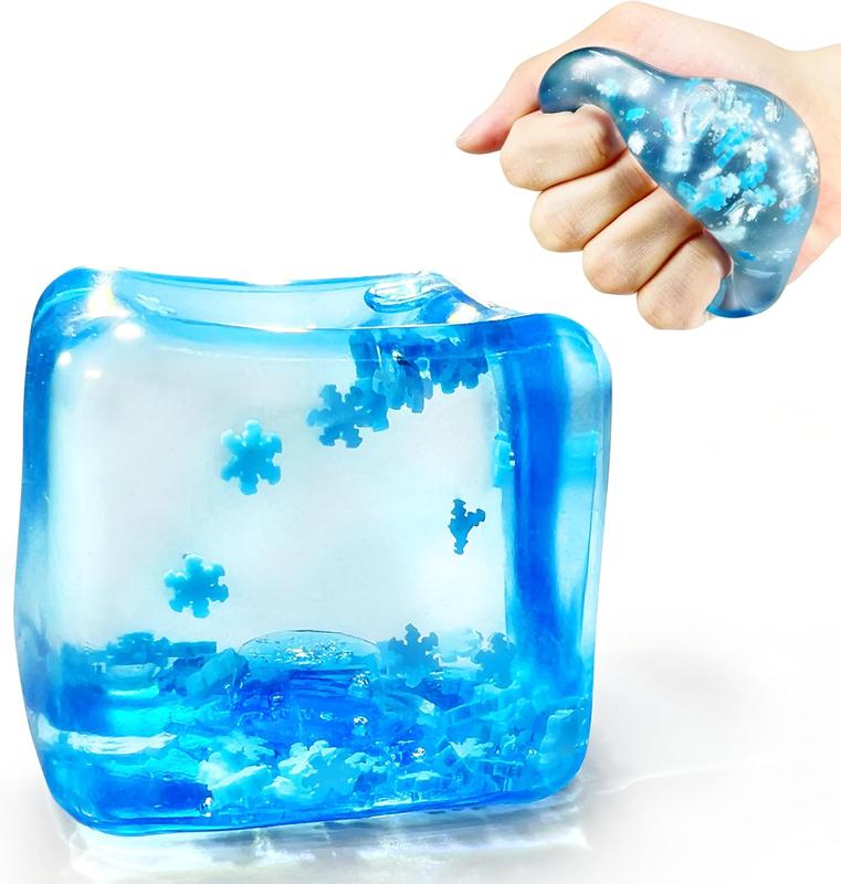 Ice Cube Stress Balls for Autistic Sensory Toys - Stress Relief Toys for Adults and Children