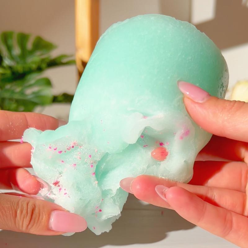 Succulent Blossom • Teal Icee Slime • Slime with Sprinkles • Baja Cactus Blossom Scented Slime