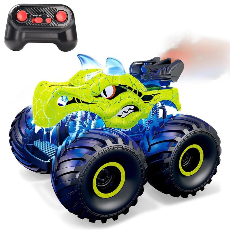 boys christmas gifts christmas gift ideas kids christmas gifts Threeking 1:18 Dinosaur RC Car Trucks Toy Gifts Presents for Boys Girls Ages 6+