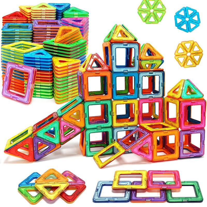 Magnetic Designer Construction Set, 40pcs 80pcs Fun Magnetic Blocks, Educational Toys for Birthday Gifts, Magnet Tiles Gift