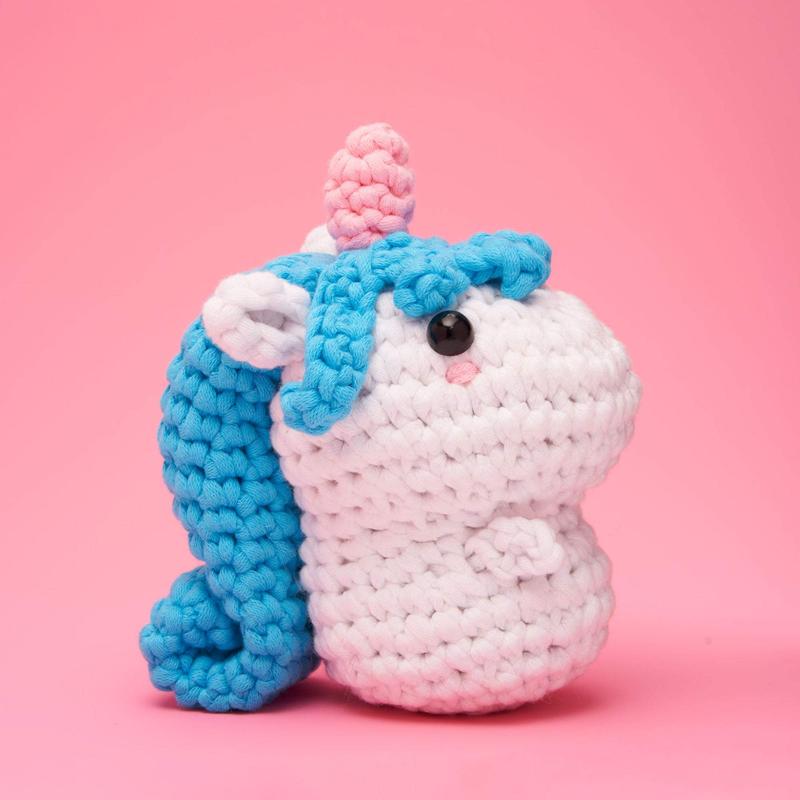 Unicorn Beginner Crochet Kit by The Woobles