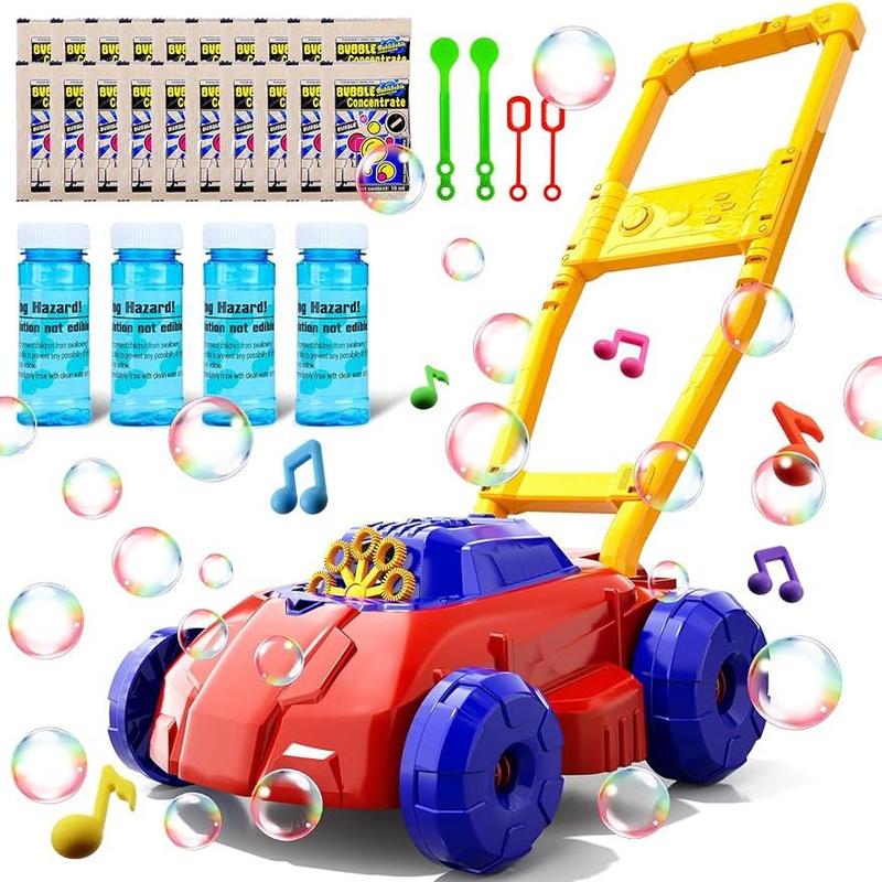 Bubble Lawn Mower , Bubble Makers , Summer Outdoor Backyard Gardening Toys, Birthday Gifts