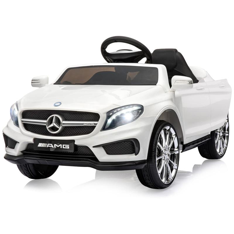 12V Kids Ride On Car with 2.4G Remote Control, Battery Powered Electric Ride On Vehicle Double Doors, 5 Point Safety Belt, LED Lights… power display