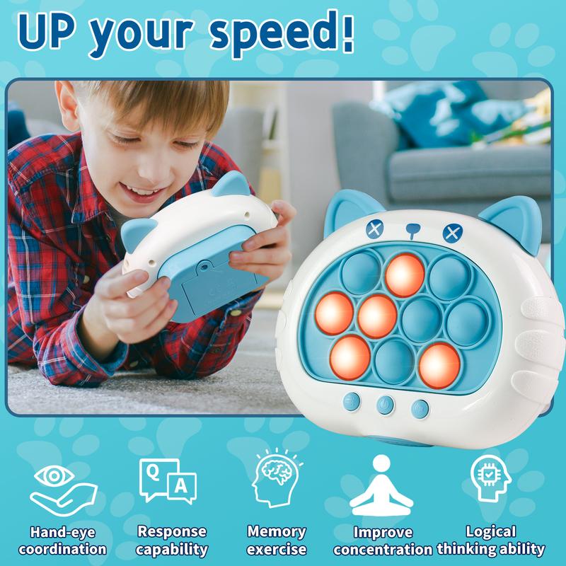 Fast Quick Push Game Bubble Stress Relief Toys for Boys Girls Christmas 2023Pop Trend Game