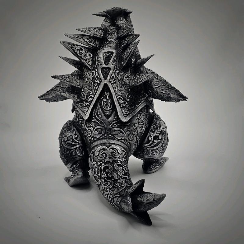 Tyranitar 3d Printed Pokemon Statue - Deluxe