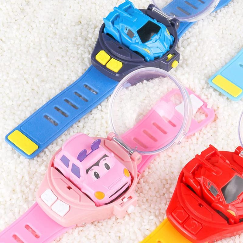 New Watch Remote Control Car Toys with Dustproof Cover,2.4 GHz Mini Long Distance Wrist Watch RC Car,USB Power Battle Watch Racing Cars Toys for Kids Boys Girls Outdoor Toys Birthday Gifts