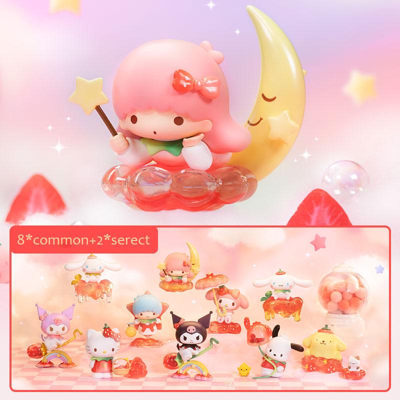 MINISO Sanrio Strawberry Paradise Series Blind Box Mystery Box Cartoon Figurine Surprise Box