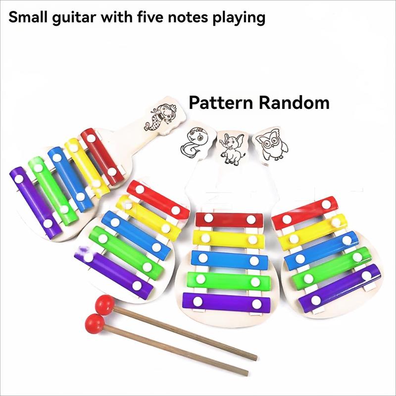 Mini Musical Instrument Toys, Music Toy Kit, Including 1 Count Mini Piano & 2 Counts Percussion Sticks, Musical Instrument Toy Set, Christmas Gift