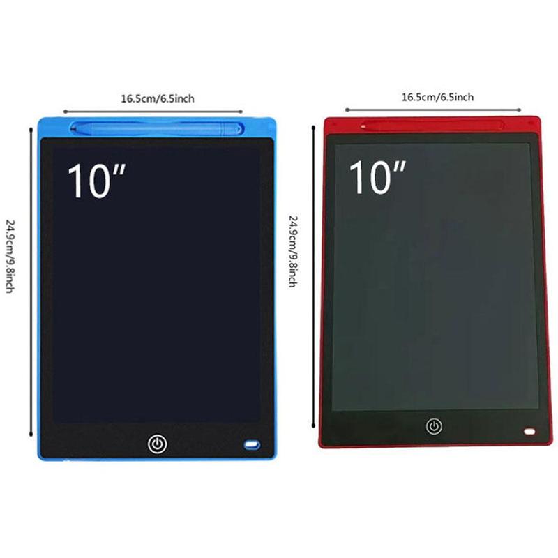 10 Inch LCD Writing Tablet, 2 Counts Writing Tablet with Pen, Writing Tablet for Kids, Students, Teachers, Office Workers