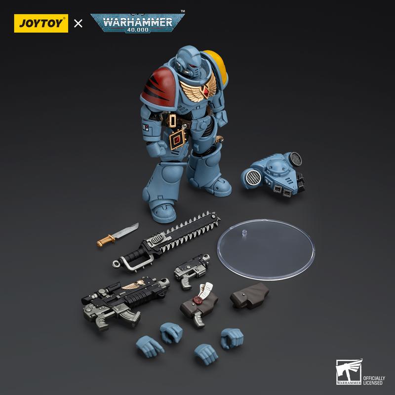 JOYTOY  Warhammer  40000  1 18  Action Figure Space Wolves Intercessors JT6625