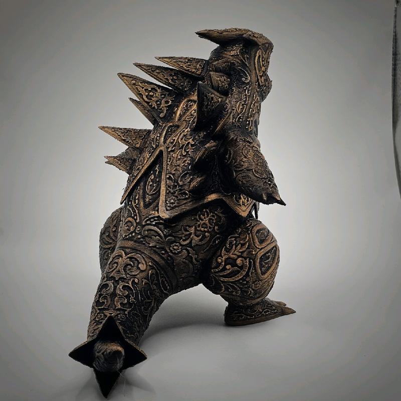 Tyranitar 3d Printed Pokemon Statue - Deluxe