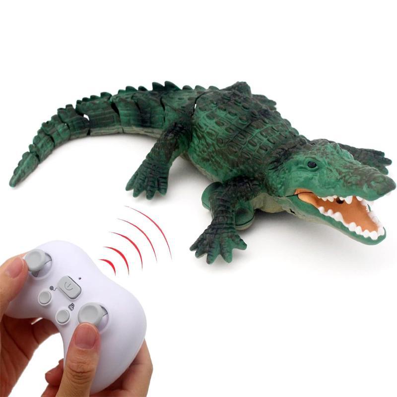 Remote Control Crocodile Electric Boat Toy, Animal Water Toy, Outdoor Toy Gift Box, Suitable for Swimming Pool, Bathtub or Lake Swimming Toy