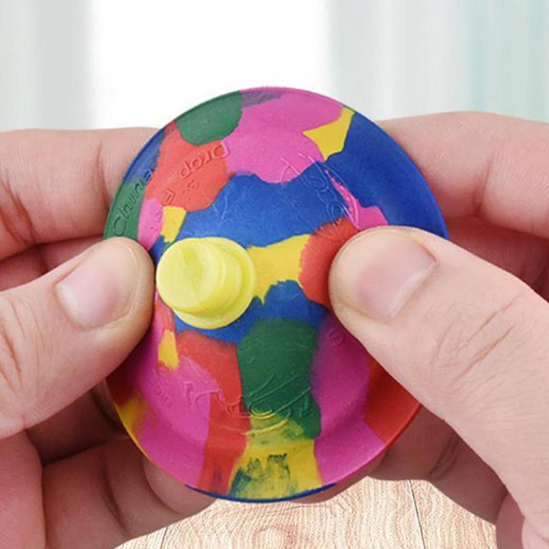 Bouncing Toy, Multicolor Rotating Bouncing Bowl Shaped Fidget Toy, Relaxation leisure Toys, Portable Finger Toy Fidget Toys, Leisure Toys Gift, Christmas Gift