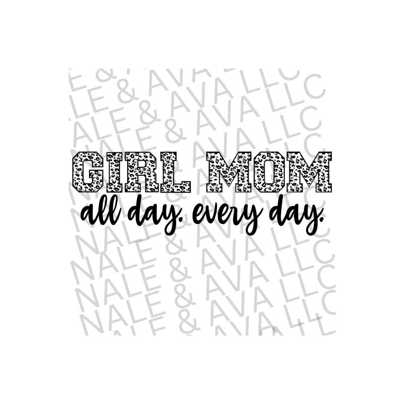 Girl Mom Screen Print Transfer