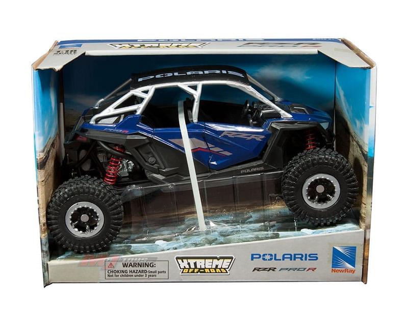 1:18 Scale Polaris RZR Pro R 4 Rock Crawler (Azure Crystal) 58466A