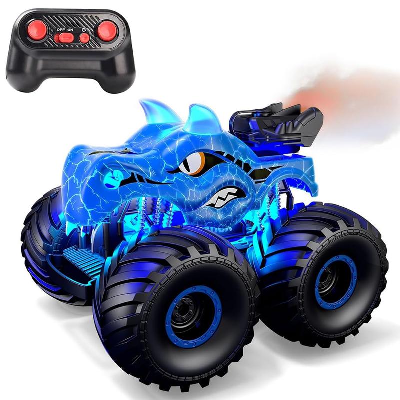 boys christmas gifts christmas gift ideas kids christmas gifts Threeking 1:18 Dinosaur RC Car Trucks Toy Gifts Presents for Boys Girls Ages 6+