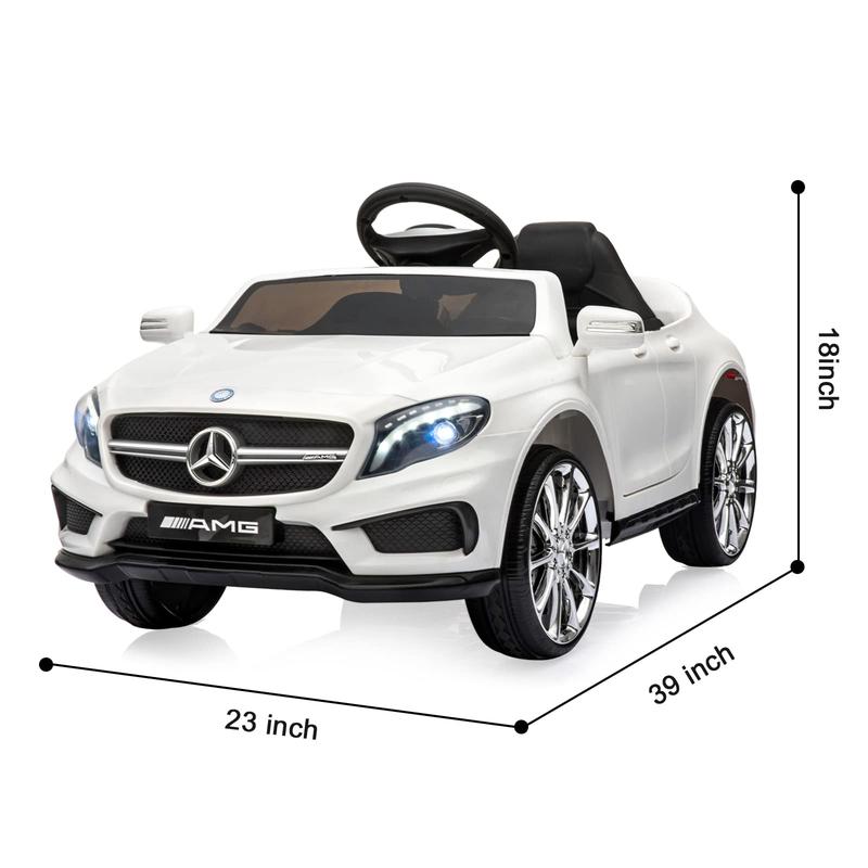 12V Kids Ride On Car with 2.4G Remote Control, Battery Powered Electric Ride On Vehicle Double Doors, 5 Point Safety Belt, LED Lights… power display