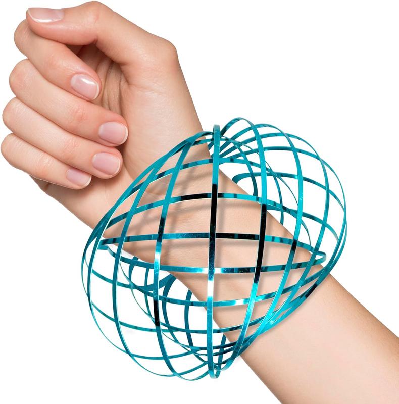 Digital Energy Kinetic Educational Spring Toy - Multi Sensory Interactive 3D Shaped Flow Ring