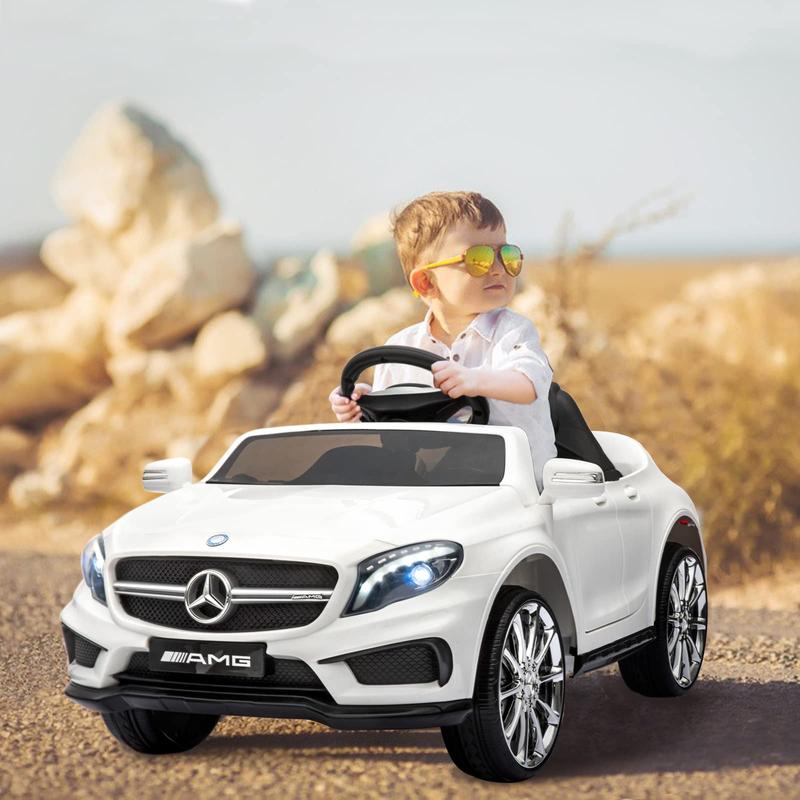 12V Kids Ride On Car with 2.4G Remote Control, Battery Powered Electric Ride On Vehicle Double Doors, 5 Point Safety Belt, LED Lights… power display